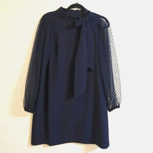 Vince Camuto Chiffon Sleeve Shift Dress